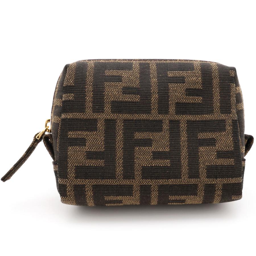 FENDI（フェンディ） ポーチ FFロゴ ズッカ柄 メイクアップポーチ