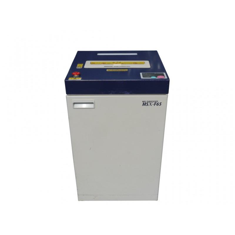 明光商会 MSシュレッダー 業務用シュレッダー　MSX-F65　最大65枚 中古】MSXシリーズ MSX-F65 明光商会 シュレッダー 502406 - 中古