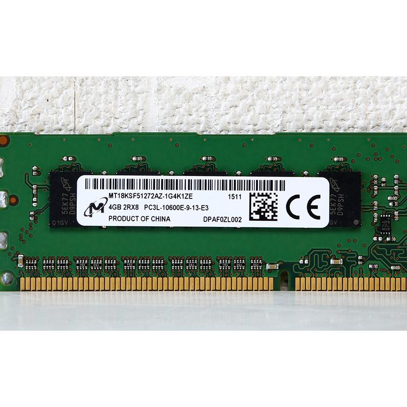 647657-071 HPE 4GB DDR3-1333 PC3L-10600E ECC Unbuffered 1.35V 240pin Micron Technology MT18KSF51272AZ-1G4K1ZE【中古メモリ】｜r-device｜02