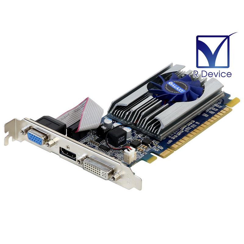 Galaxy Microsystems GeForce GT 610 2048MB HDMI/DualLink-DVI-I/D-Sub 15pin PCI Express2.0 x16 GF PGT610-LP/2GD3【中古ビデオカード】｜r-device
