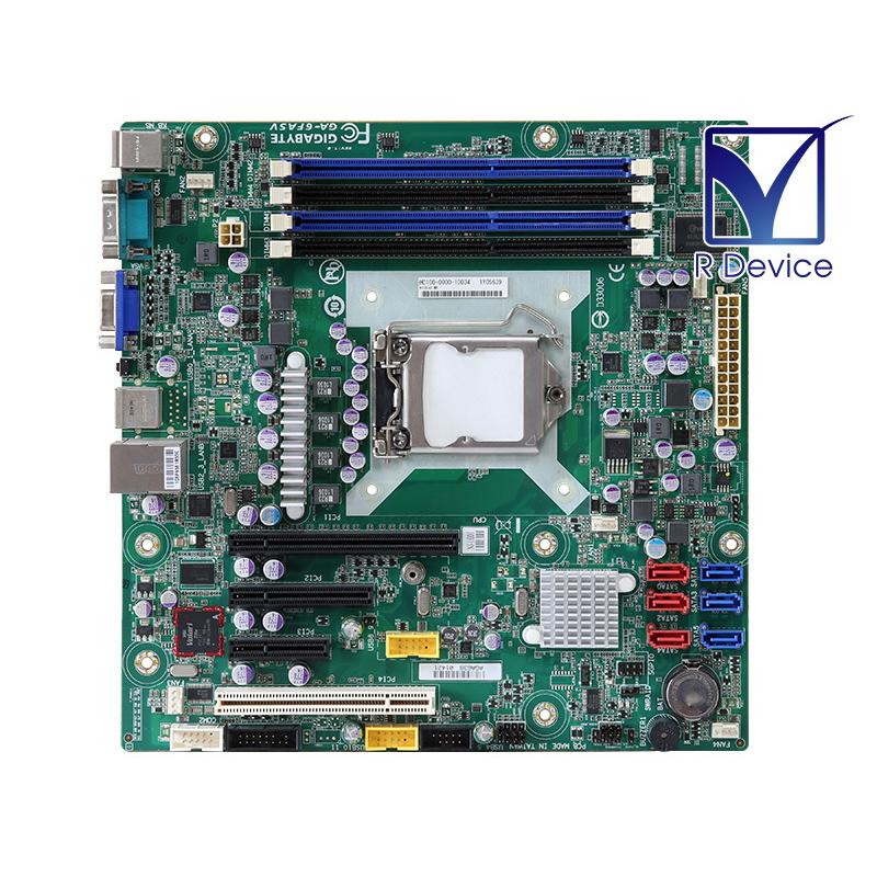 H0100-0000-10034 NEC Express5800/GT110b-S用 マザーボード Intel 3420 Chipset/LGA1156 GIGA-BYTE Technology GA-6FASV【中古マザーボード】｜r-device