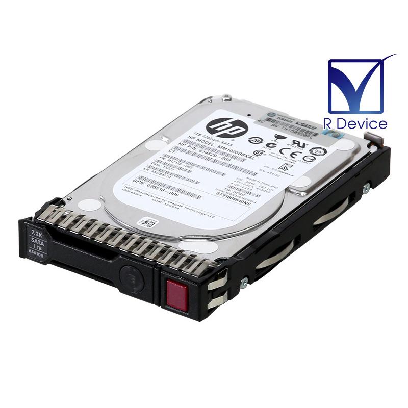 長期保証 614829-003 HP 1TB 2.5インチ/Serial ATA-600/7200rpm Seagate Technology LLC Constellation 2 ST91000640NS マウンタ付属【ハードディスク】