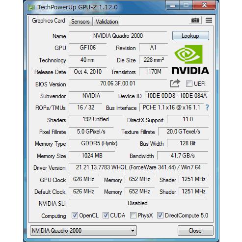 セールクーポン NVIDIA Corporation Quadro 2000 1024MB DisplayPort *2/Dual-Link DVI-I PCI Express 1.1 x16 900-51232【ビデオカード】