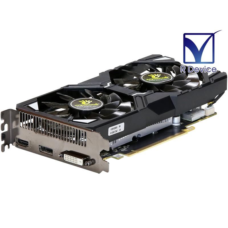 PCパーツ Manli GeForce GTX1060 6GB Twin Cooler Manli Manli GeForce GTX 1060 6GB Twin Cooler (M-NGTX1060