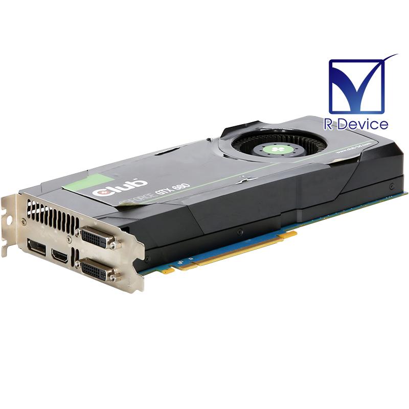 Club 3D GeForce GTX 680 4096MB DVI-D/DVI-I/DisplayPort/HDMI PCI Express ...