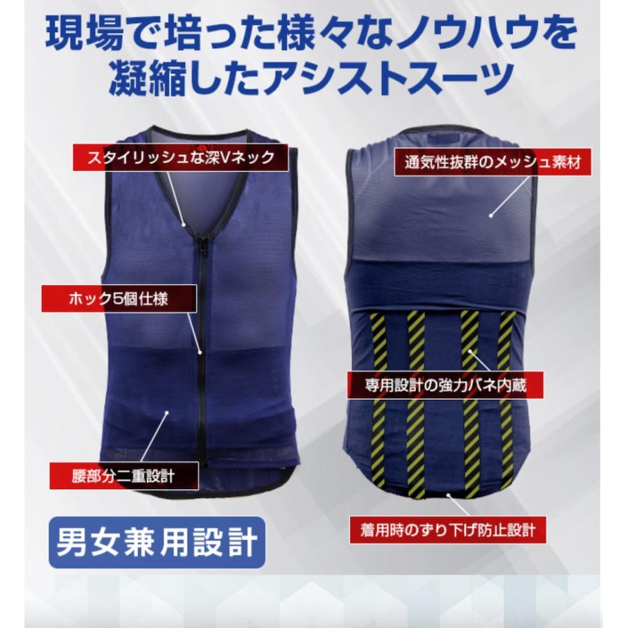 アシストスーツ 強力サポート 低価格 軽量 負担軽減 : 抗菌 アシストスーツ 強力サポート 低価格 軽量 負担軽減 : 抗菌