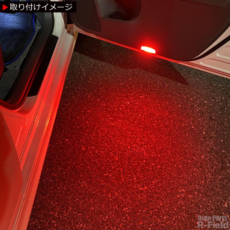 アルファード / ヴェルファイア 40系 LEDカーテシランプ レッド レッド