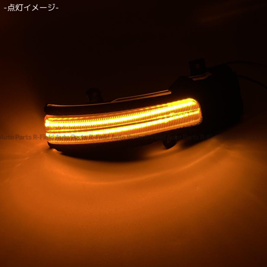 LED シーケンシャル ミラーウインカー クリアレンズ MITSUBISHI アウトランダー GF7W/GF8W eKワゴン eKカスタム eKクロス NISSAN デイズ ルークス｜r-field｜05