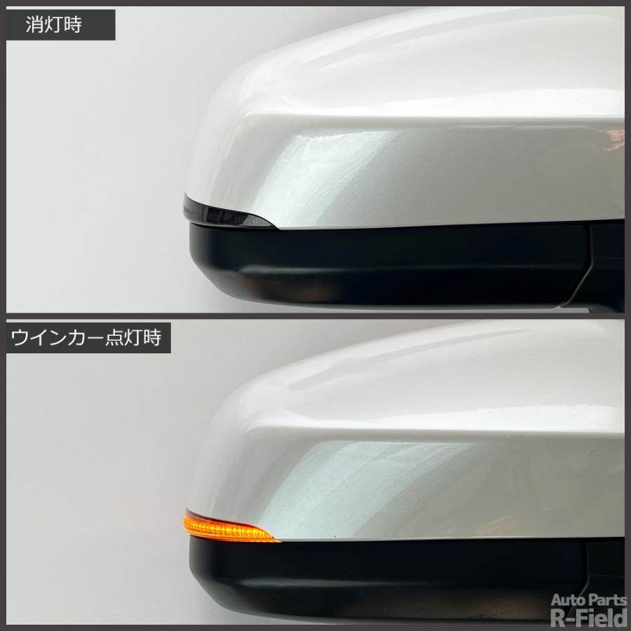 【点灯モード切替スイッチ付】アルファード / ヴェルファイア 40系 シーケンシャル ミラー ウインカー スモークレンズ 流れるウインカー カスタム パーツ | アルファード | 03