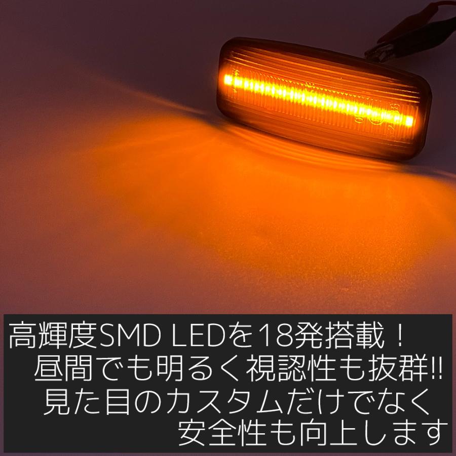 日産（NISSAN） Z50 ムラーノ Y50 フーガ等 LED シーケンシャル サイド