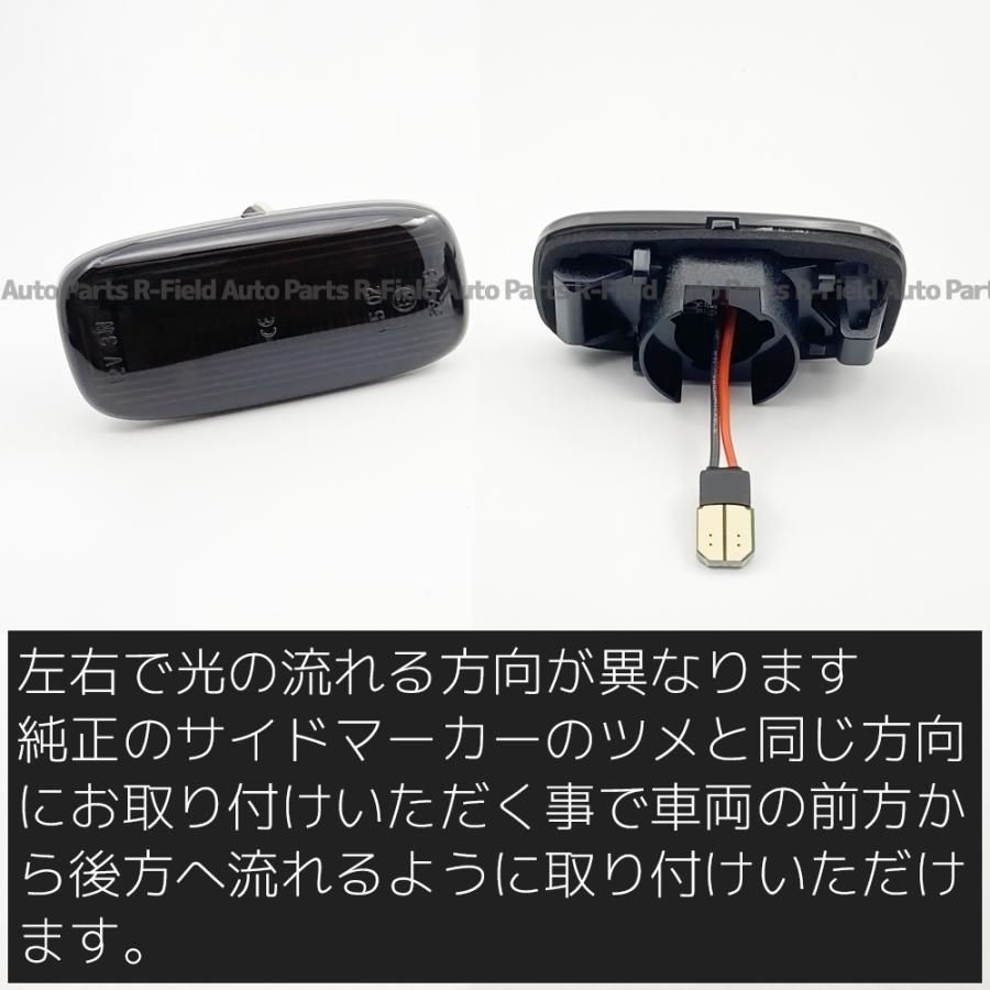 NISSAN 日産 Y33 シーマ GTR R33/R34前期  LED シーケンシャル サイドマーカー 流れるウインカー スモークレンズ 流れるウィンカー フェンダーマーカー｜r-field｜04