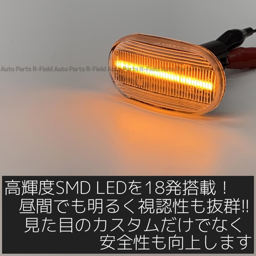 スズキ LED シーケンシャル サイドマーカー クリアレンズ