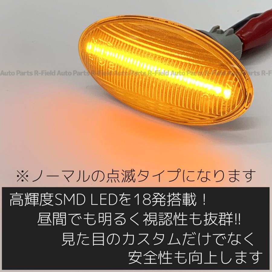 スズキ（SUZUKI） LED サイドマーカー 点滅タイプ オレンジレンズ