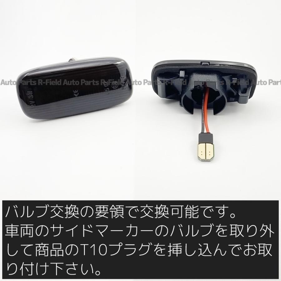 NISSAN 日産 Y33 シーマ スカイライン GTR R33/R34前期 LED サイドマーカー 点滅タイプ スモークレンズ フェンダーマーカー｜r-field｜03