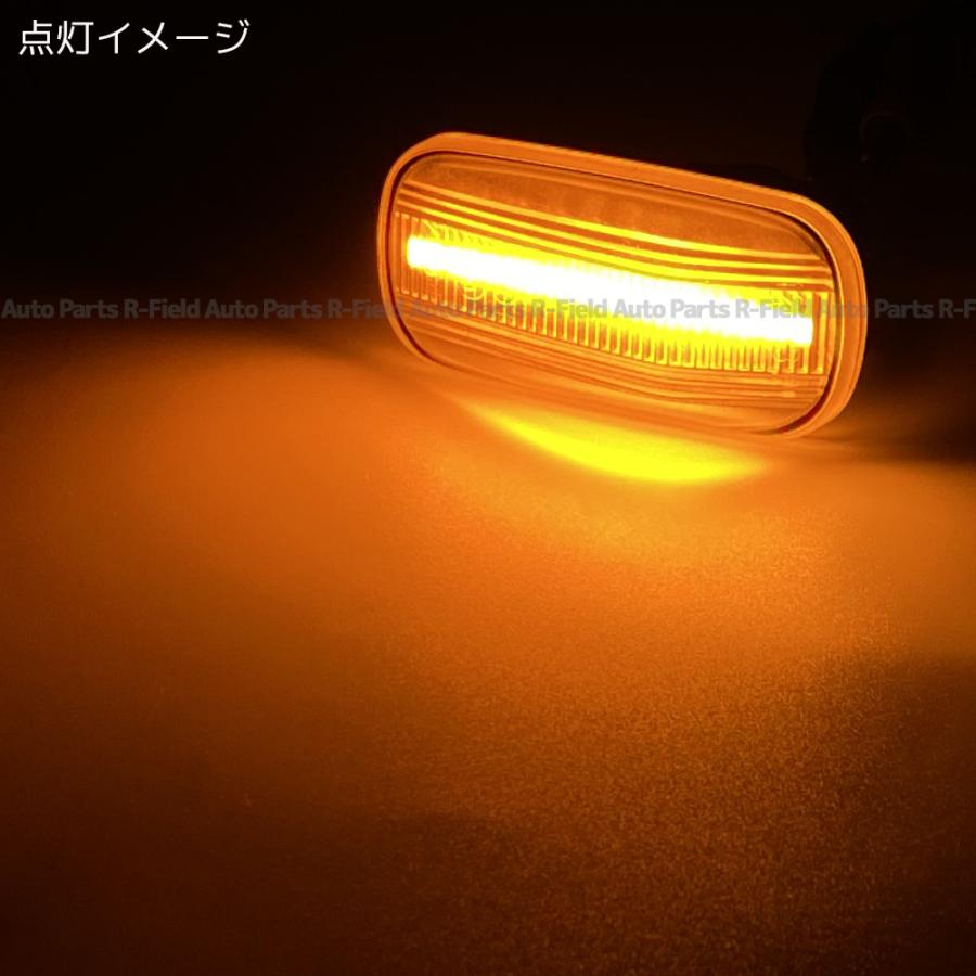 LED シーケンシャル サイドマーカー クリアレンズ 流れるウインカー ハイフラ防止抵抗内蔵 流れるウィンカー フェンダーマーカー HONDA ホンダ｜r-field｜04