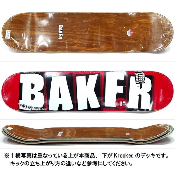 BAKER BRAND LOGO WHITE 7.56インチ Baker Brand Logo White Deck 7.56 x 31.63 | Skate Warehouse