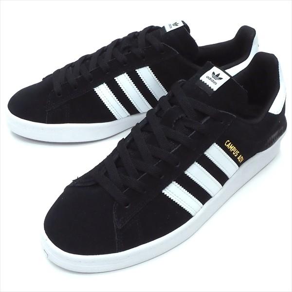 【27.5珊/9.5\"  シューズ 滑るゲーム盤 アディダス】Adidas Campus ADV Black/White/White《B22716》" スケートボード-デッキ、パーツ-スポーツ