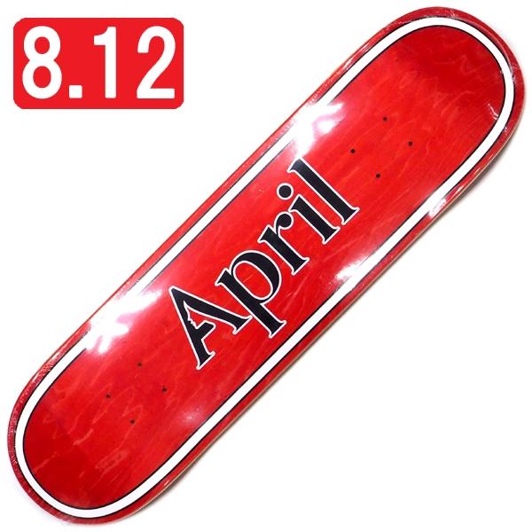 April スケートボードデッキ OGロゴ 8.0インチ/8.125インチ 8.125