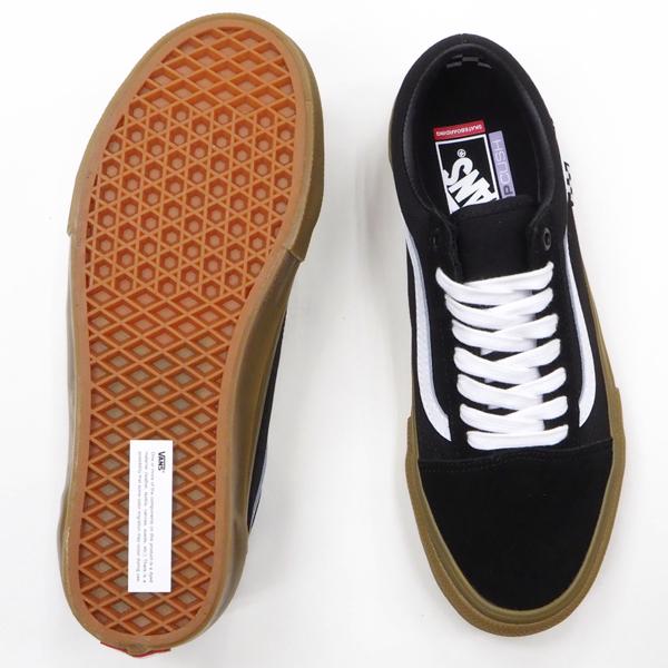 【26.0cm/8.0" シューズ スケートボード ヴァンズ】Vans Skate Old Skool Black/Gum｜r-fskateshop｜02