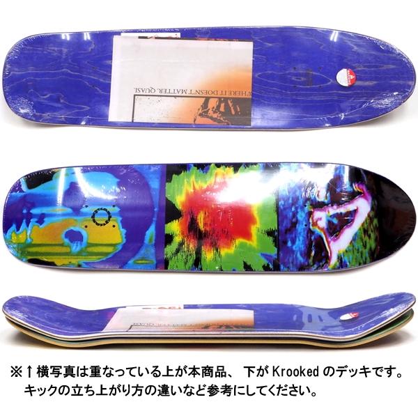 QUASI スケートボードデッキ　デッキテープ付き QUASI （クアジー） Deck（デッキ）CROCKETT ACID-PLY 2 8.25