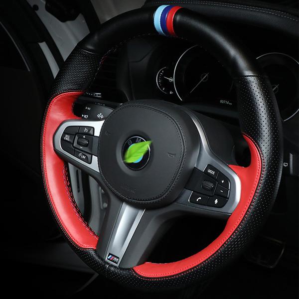 BM029 BMW ハンドルカバー ステアリングカバー ジャケット 滑り防止 合成革 握りやすい 手触り感抜群 内装アクセサリー カスタム 縫い付けるタイプ 編み上げ 1P｜r-high｜05