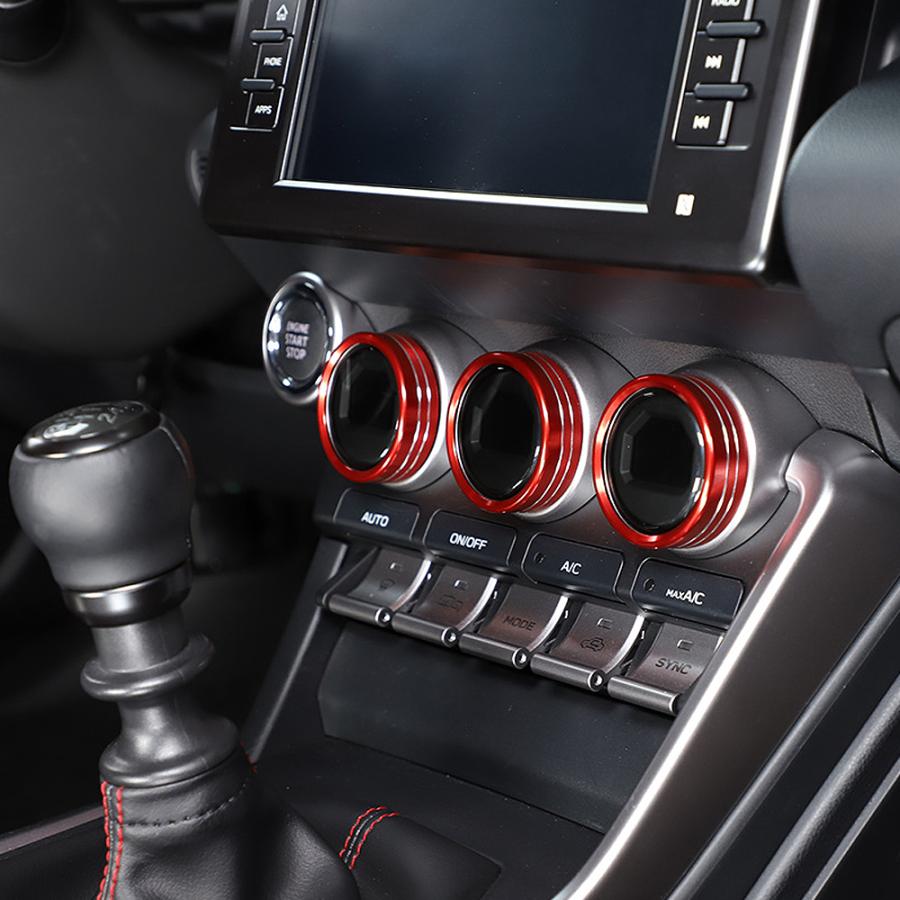 BR051 新型 スバル BRZ ZD8型 エアコンパネル 調節スイッチ ダイヤル