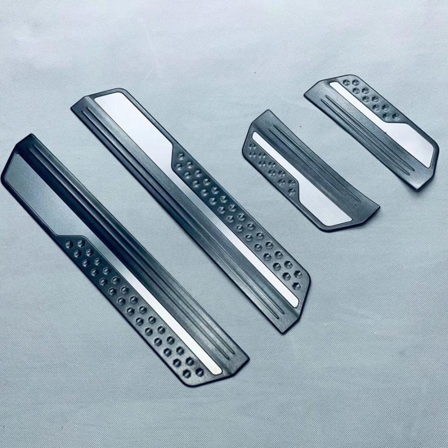 BZ372 新型 ヴェゼル RV系 アクセサリー カスタム パーツ スカッフプレート サイドステップカバー ガード プロテクター エクステリア 外装 4P