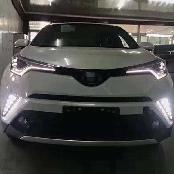CH040 C-HR CHR 電装パーツ LED デイライト ウィンカー連動 夜間
