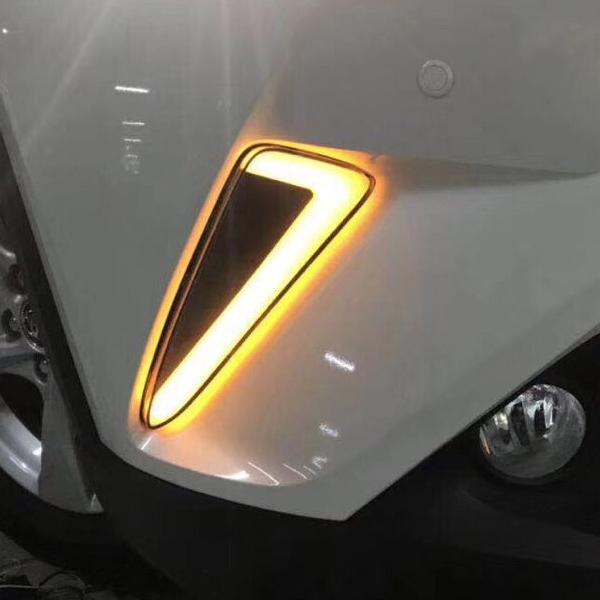 前期C-HRTRDフロントスポイラーLEDデイライト 4個セット 前期C-HRTRDフロントスポイラーLEDデイライト 4個セット 楽天