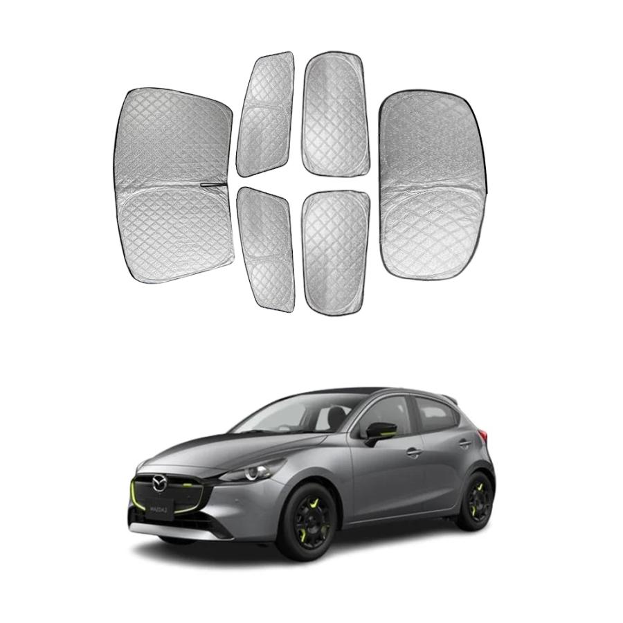 DE033 MAZDA2（マツダ）DJ系 サンシェード 日よけ用 サン