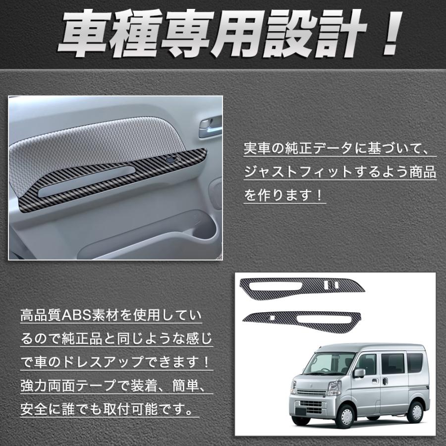 EY002 エブリイ（スズキ）DA17系 専用 ウインドウパネル カバー 