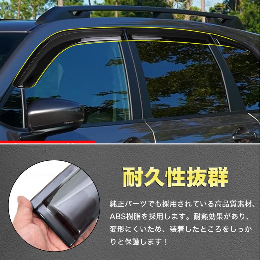 FO210 フォレスター SL系 スポーツ HEV ドアバイザー サイドバイザー