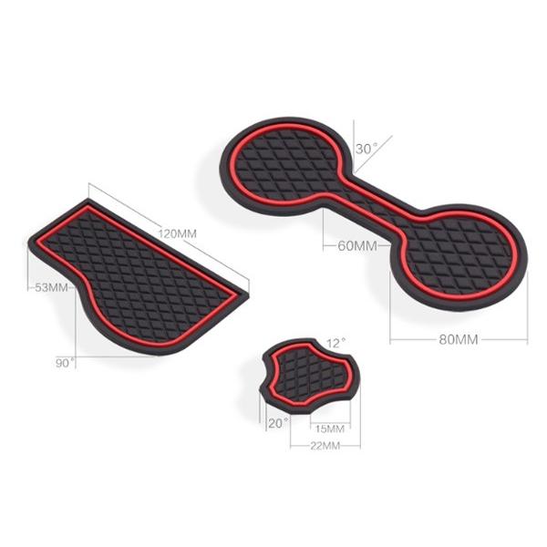 JD119 ジェイド ラバーマット ドアポケット 傷防止 汚れ防止