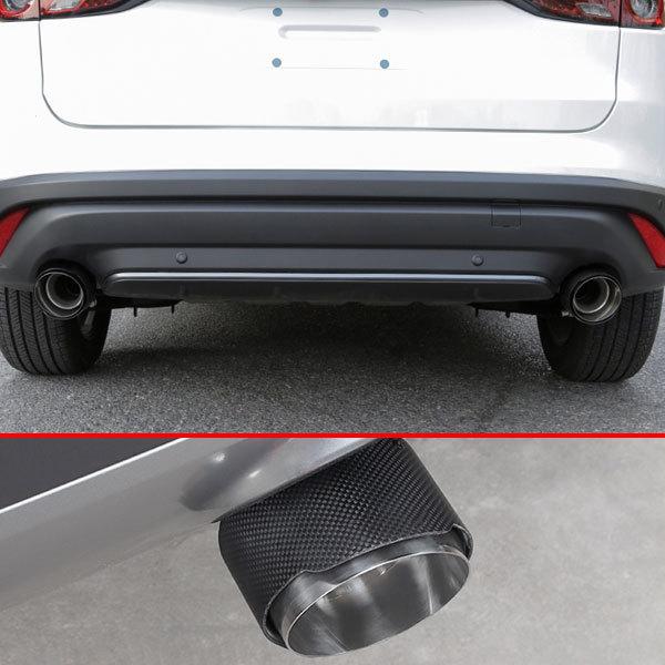 JM061  ジムニー用 マフラーカッター カーボンカバー 下向き対応 角度調整可 二重タガより固定 外装 パーツ アクセサリー カスタム 1P