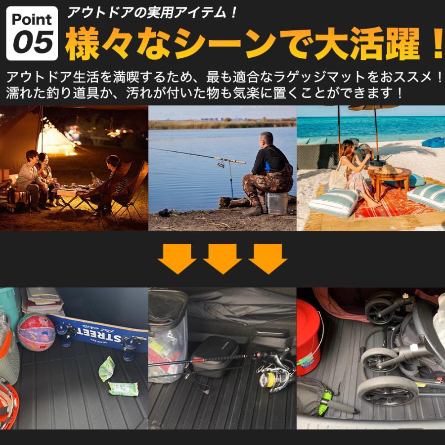 JO034 シビック（ホンダ）ＦＬ系 フロアマット カバー プロテクター ガーニッシュ エアロパーツ カスタム アクセサリー TPE | ブランド登録なし | 06