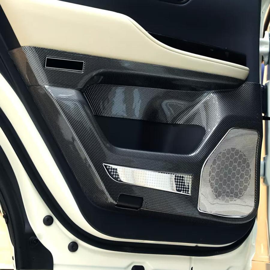 ランドクルーザー300系対応 ドアキックガード4枚セット カーボン調