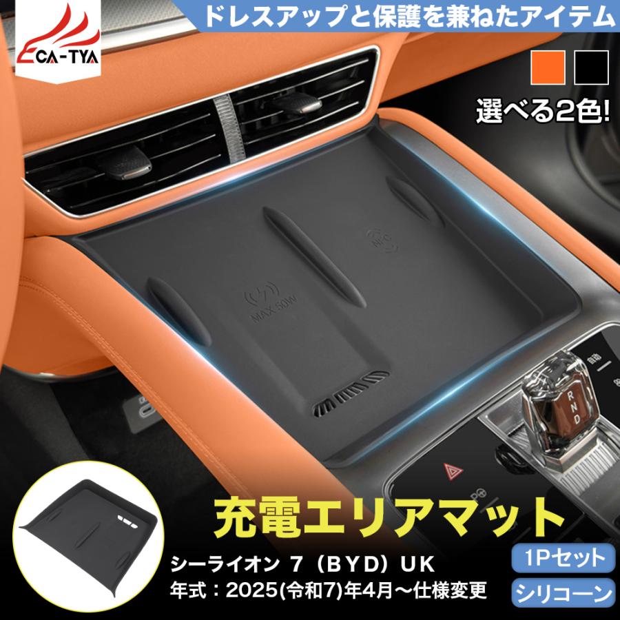 LO028 シーライオン 7（BYD）専用 充電エリア カバー プロテクター