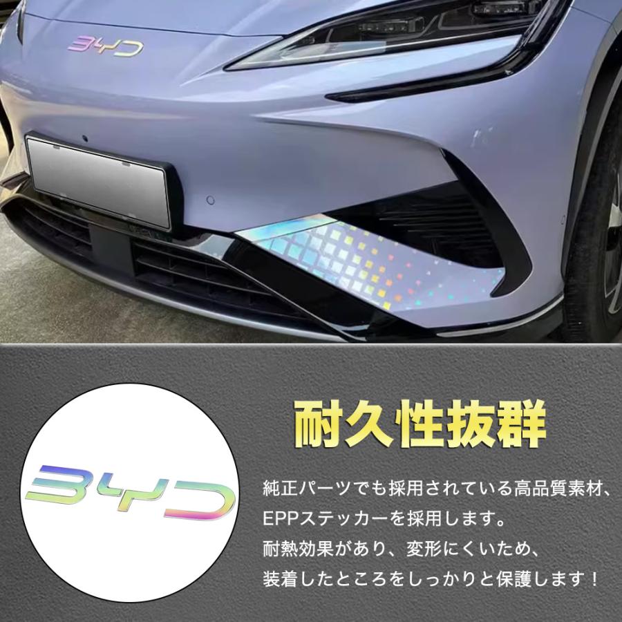 LO037 シーライオン 7（BYD）専用 七色ステッカー カバー