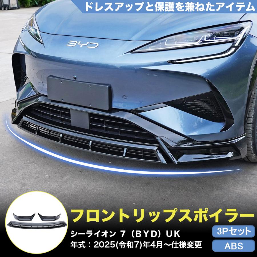 LO058 シーライオン 7（BYD）専用 フロント リップスポイラー
