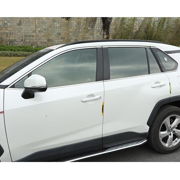RA116 RAV4 ラブフォー 50系 サイド ウィンドウトリム ウィンドウモール ウィンドウガーニッシュ パーツ アクセサリー カスタム 8Pの画像