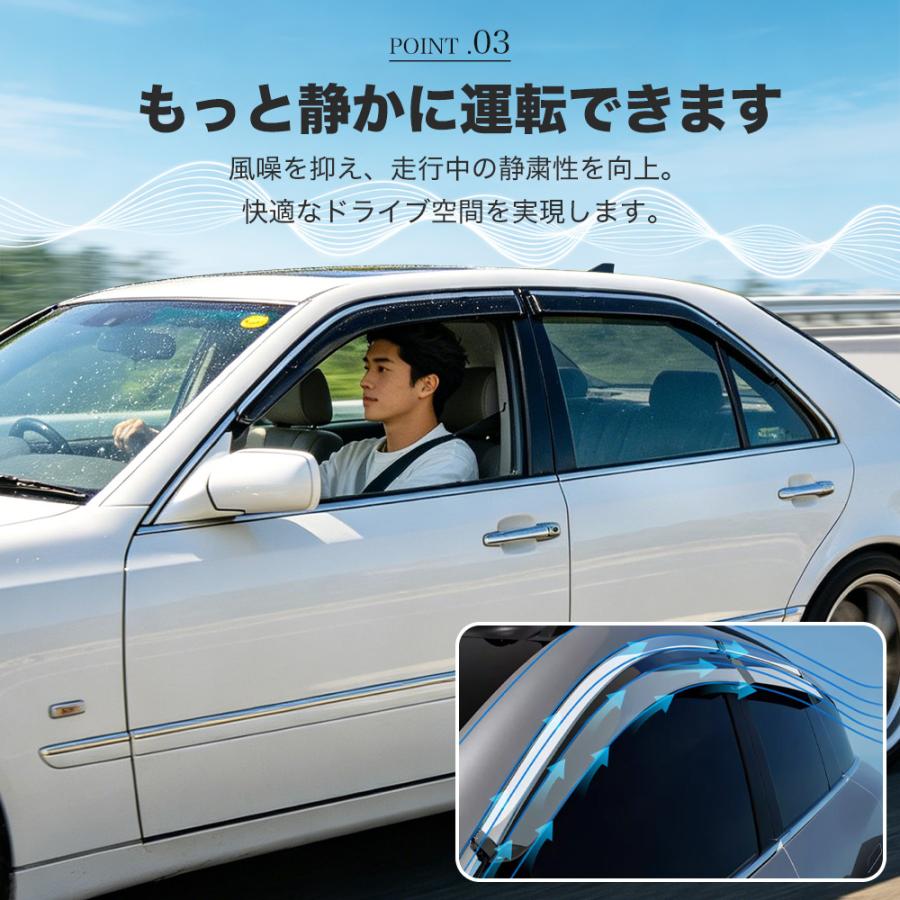 RA240 RAV4 ラブフォー トヨタ 60系 XAN60型 6代目 ドアバイザー