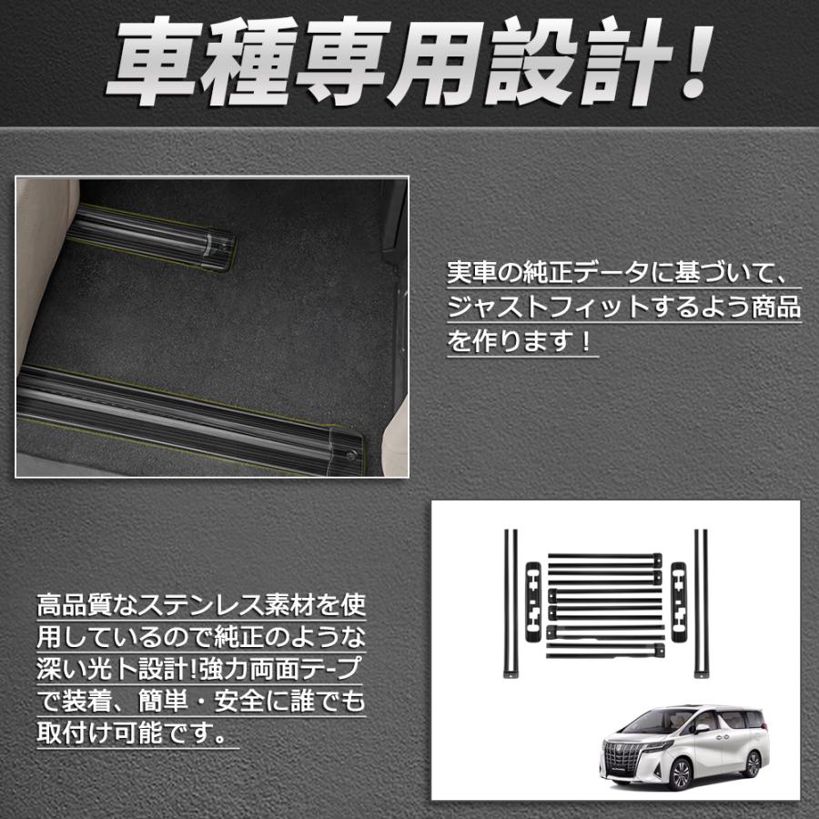 アルヴェルさん専用 RF147 新型 アルファード 40系 ヴェルファイア シートレールカバー
