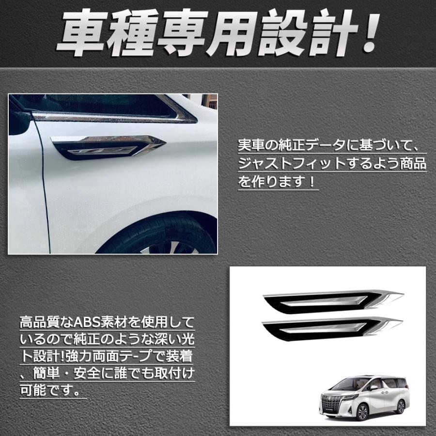 RF151 新型 アルファード 40系 ヴェルファイア フェンダーガーニッシュ