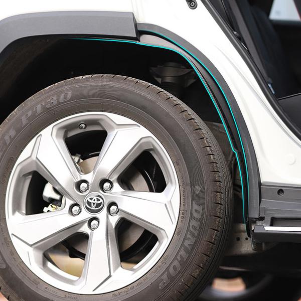 RA123 RAV4 ラブフォー 50系 マッドガード リア用左右セット 艶消し