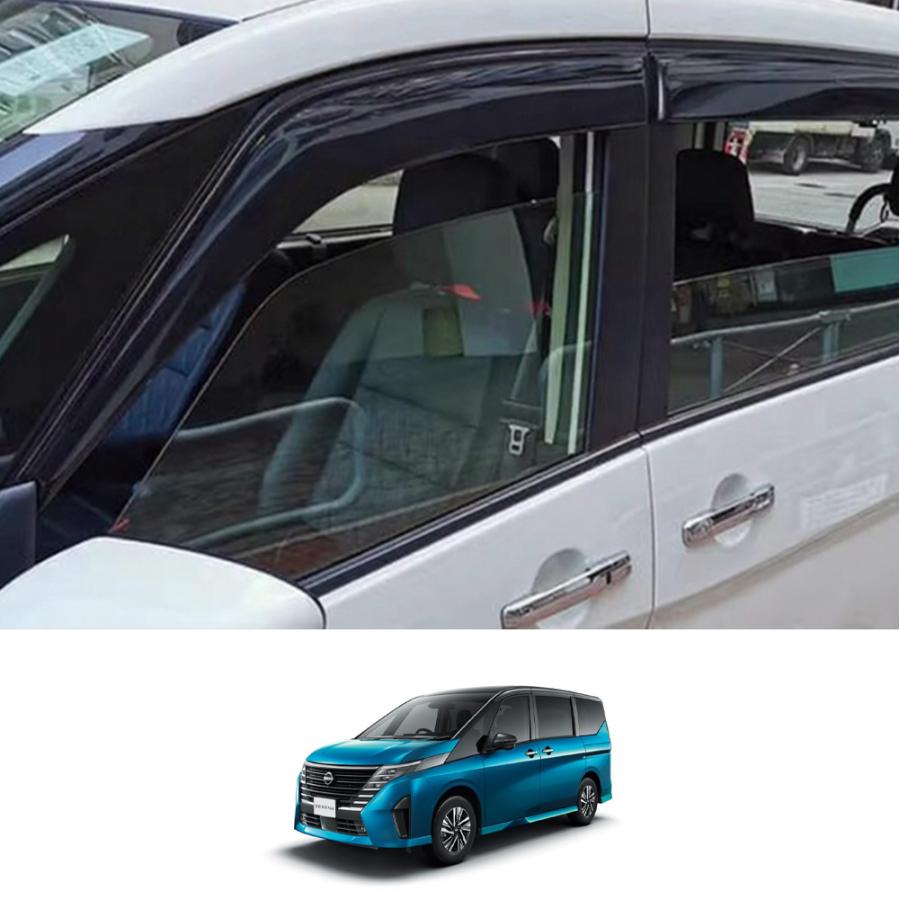 SE048 セレナ C28 ドアバイザー サイドバイザー 専用設計 雨よけ