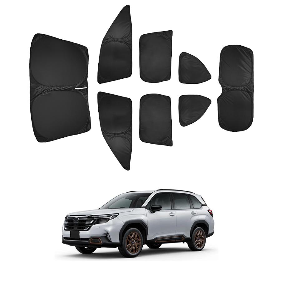 SN117 フォレスター（スバル）SL系 サンシェード 車 断熱 遮光