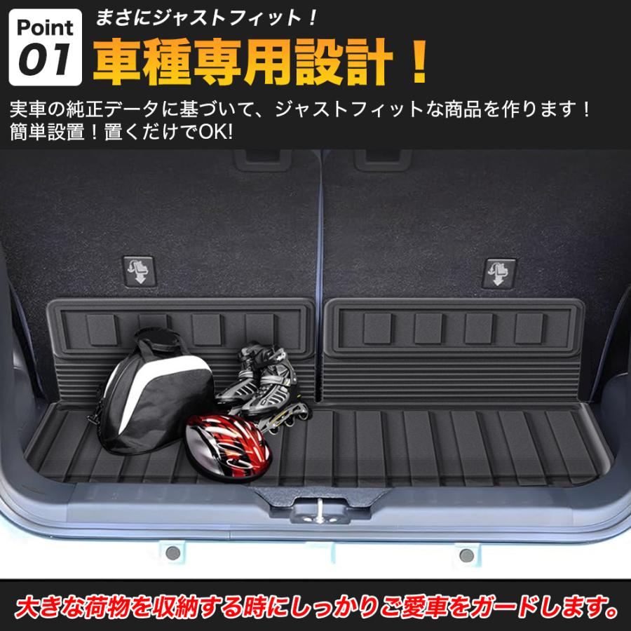 WX028 ムーヴキャンバス（ダイハツ）LA850系 ラゲッジマット