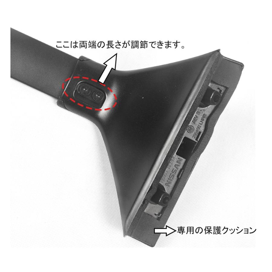 XT296 エクストレイル T33専用 ルーフキャリア ルーフレール  アルミ合金 アクセサリー カスタムオプション パーツ 2Pの画像