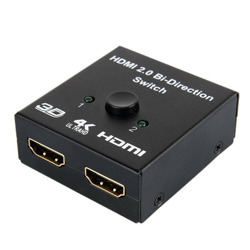 HDMI 4K対応セレクター+HDMI0.5m 切替器 2入力1出力 1入力2出力 HDMI