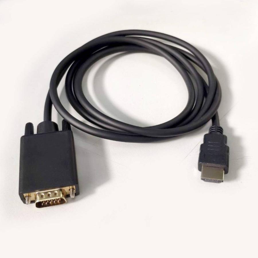 HDMI→VGA 変換ケーブル HDMI to VGA HDMI入力 VGA出力 HDMIオス VGA